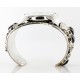 Certified Authentic Navajo .925 Sterling Silver Black Onyx Signed Native American Watch 11114