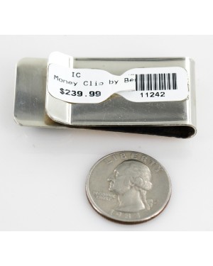 Indian Head Coin Handmade Certified Authentic Ben Taylor Rigg Navajo Nickel Natural Turquoise and Spiny Oyster Native American Money Clip 11242