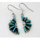 Petit Point Handmade Zuni .925 Sterling Silver Turquoise Set Native American Necklace Earrings 15790-17946 Petit Point Handmade Zuni .925 Sterling Silver Turquoise Set Native American Necklace Earrings 15790-17946