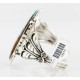 Handmade Certified Authentic Navajo .925 Sterling Silver Turquoise Native American Cuff Bracelet 12674