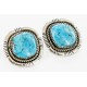 Handmade Certified Authentic Navajo .925 Sterling Silver Turquoise Squash Blossom Native American Necklace and Earrings Set Ray Begay 15740-17659