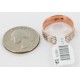 Handmade Certified Authentic by Navajo .925 Sterling Silver and Copper Native American Ring  16979-27