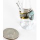 .925 Sterling Silver and 12kt Gold Filled Handmade Certified Authentic Navajo Natural Turquoise Native American Ring 12628-1 .925 Sterling Silver and 12kt Gold Filled Handmade Certified Authentic Navajo Natural Turquoise Native American Ring 12628-1