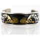 Handmade Certified Authentic Kokopelli Navajo .925 Sterling Silver and 12kt Gold Filled Set Native American Necklace and Bracelet 15870-12591