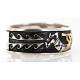Handmade Certified Authentic Kokopelli Navajo .925 Sterling Silver and 12kt Gold Filled Set Native American Necklace and Bracelet 15870-12591
