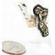 .925 Sterling Silver And 12kt Gold Filled Handmade Certified Authentic Navajo KOKOPELLI Native American Ring  12657-5