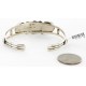 Handmade Certified Authentic Navajo .925 Sterling Silver Natural Turquoise Native American Bracelet 12754-4