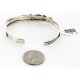 Handmade Certified Authentic Navajo .925 Sterling Silver Natural Turquoise Native American Bracelet 12755-2