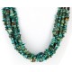 Large Certified Authentic 5 Strand Navajo .925 Sterling Silver Natural Turquoise and Jasper Native American Necklace 25259
