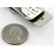 Vintage Style OLD Buffalo Coin Navajo .925 Sterling Silver and Nickel Natural Turquoise Native American Money Clip 11248-1