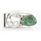 Vintage Style OLD Buffalo Coin Navajo .925 Sterling Silver and Nickel Natural Turquoise Native American Money Clip 11248-1