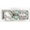 Vintage Style OLD Buffalo Coin Navajo .925 Sterling Silver and Nickel Natural Turquoise Native American Money Clip 11244-2 Vintage Style OLD Buffalo Coin Navajo .925 Sterling Silver and Nickel Natural Turquoise Native American Money Clip 11244-2