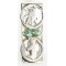 2 Vintage Style OLD Buffalo Coin Certified Authentic Navajo .925 Sterling Silver and Nickel Natural Turquoise Native American Money Clip 11244-3 2 Vintage Style OLD Buffalo Coin Certified Authentic Navajo .925 Sterling Silver and Nickel Natural Turquoise Native American Money Clip 11244-3