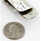 2 Vintage Style OLD Buffalo Coin Handmade Certified Authentic Navajo .925 Sterling Silver and Nickel Natural Turquoise Native American Money Clip 11244-4