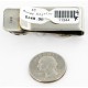 2 Vintage Style OLD Buffalo Coin Handmade Certified Authentic Navajo .925 Sterling Silver and Nickel Natural Turquoise Native American Money Clip 11244-4