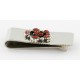 Handmade Certified Authentic Navajo .925 Sterling Silver Natural Coral Nuggets Native American Money Clip 1128 Handmade Certified Authentic Navajo .925 Sterling Silver Natural Coral Nuggets Native American Money Clip 1128