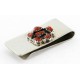 Handmade Certified Authentic Navajo .925 Sterling Silver Natural Coral Nuggets Native American Money Clip 1128 Handmade Certified Authentic Navajo .925 Sterling Silver Natural Coral Nuggets Native American Money Clip 1128