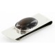 Handmade Certified Authentic Navajo .925 Sterling Silver Natural Tigers Eye Native American Money Clip 1227