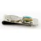 Buffalo Coin Handmade Navajo Sterling Silver Nickel Turquoise Money Clip Buffalo Coin Handmade Navajo Sterling Silver Nickel Turquoise Money Clip