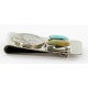 Vintage Style Buffalo Coin Handmade Certified Authentic Navajo .925 Sterling Silver Nickel Natural Turquoise 11242-1