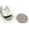 Handmade Signed Zuni Nickel Natural Turquoise Nuggets Native American Money Clip 11246