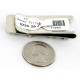 Handmade Certified Authentic Signed Zuni Nickel Natural Turquoise Nuggets Native American Money Clip 11246