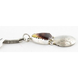 Vintage Style OLD Buffalo Coin Certified Authentic Navajo .925 Sterling Silver Spiny Oyster Native American Keychain 10327-0 Vintage Style OLD Buffalo Coin Certified Authentic Navajo .925 Sterling Silver Spiny Oyster Native American Keychain 10327-0