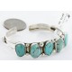 Handmade Certified Authentic Navajo .925 Sterling Silver Natural Turquoise Native American Cuff Bracelet 12766-2 Handmade Certified Authentic Navajo .925 Sterling Silver Natural Turquoise Native American Cuff Bracelet 12766-2