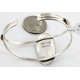 Handmade Certified Authentic Navajo .925 Sterling Silver Natural Turquoise Native American Bracelet 12757-2