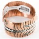 Handmade Certified Authentic Navajo Pure .925 Sterling Silver and Copper Native American Bracelet 371202322570