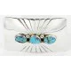 Navajo .925 Sterling Silver Natural Turquoise Native American Buckle 1194-2 Navajo .925 Sterling Silver Natural Turquoise Native American Buckle 1194-2