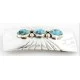 Navajo .925 Sterling Silver Natural Turquoise Native American Buckle 1194-2 Navajo .925 Sterling Silver Natural Turquoise Native American Buckle 1194-2