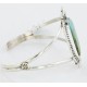 Handmade Certified Authentic Navajo .925 Sterling Silver Natural Turquoise Native American Bracelet 12767