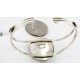 Handmade Certified Authentic Navajo .925 Sterling Silver Natural Turquoise Native American Bracelet 12757-3