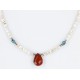 Certified Authentic Navajo .925 Sterling Silver Natural Jasper and White Howlite Native American Necklace 25232-3 Certified Authentic Navajo .925 Sterling Silver Natural Jasper and White Howlite Native American Necklace 25232-3