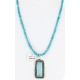 Handmade Certified Authentic Navajo .925 Sterling Silver Natural Turquoise Native American Necklace 15082 Handmade Certified Authentic Navajo .925 Sterling Silver Natural Turquoise Native American Necklace 15082