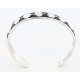 .925 Sterling Silver Handmade Certified Authentic Navajo Native American Bracelet 12536