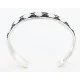 .925 Sterling Silver Handmade Navajo Native American Bracelet 12536