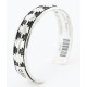 .925 Sterling Silver Handmade Certified Authentic Navajo Native American Bracelet 12536