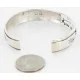 .925 Sterling Silver Handmade Navajo Native American Bracelet 12536
