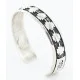 .925 Sterling Silver Handmade Navajo Native American Bracelet 12536