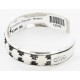 .925 Sterling Silver Handmade Certified Authentic Navajo Native American Bracelet 12536