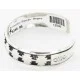 .925 Sterling Silver Handmade Navajo Native American Bracelet 12536
