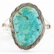 Large Handmade Certified Authentic Navajo .925 Sterling Silver Natural Turquoise Native American Bracelet 12651