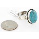 Handmade Certified Authentic Navajo .925 Sterling Silver Natural Turquoise Native American Ring  12521