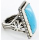 Handmade Certified Authentic Navajo .925 Sterling Silver Natural Turquoise Native American Ring  16945