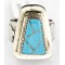 Handmade Navajo .925 Sterling Silver Signed Inlaid Natural Turquoise Native American Ring 16516 Handmade Navajo .925 Sterling Silver Signed Inlaid Natural Turquoise Native American Ring 16516