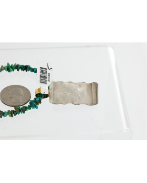 .925 Sterling Silver And 12kt Gold Filled Handmade Butterfly Certified Authentic Navajo Turquoise Native American Necklace 24346-5 .925 Sterling Silver And 12kt Gold Filled Handmade Butterfly Certified Authentic Navajo Turquoise Native American Necklace 24346-5