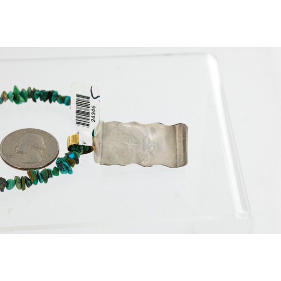 .925 Sterling Silver And 12kt Gold Filled Handmade Butterfly Certified Authentic Navajo Turquoise Native American Necklace 24346-5 .925 Sterling Silver And 12kt Gold Filled Handmade Butterfly Certified Authentic Navajo Turquoise Native American Necklace 24346-5