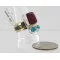 .925 Sterling Silver And 12kt Gold Filled Handmade Navajo Turquoise, Sugilite Native American Ring 12691-3